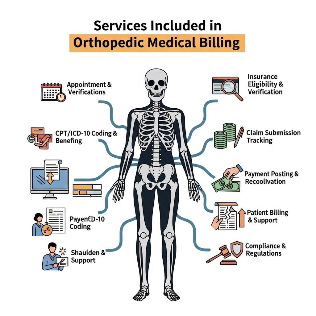 Services Are Included in Orthopedic Medical Billing